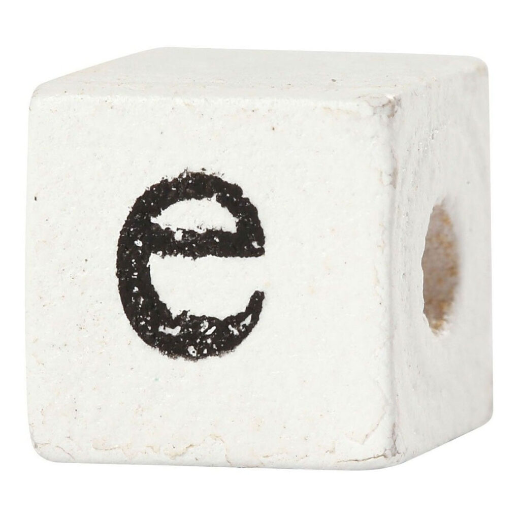 Creotime - Letterkralen Wit A-Z, 92st.