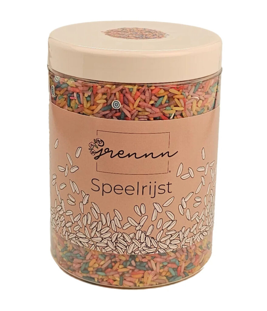 Grennn Speelrijst Edelstenen mix 300 gram