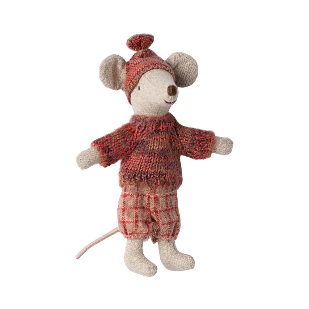 Maileg Winter Muis met Ski Set Rose - Grote Zus | Speel je Wijs