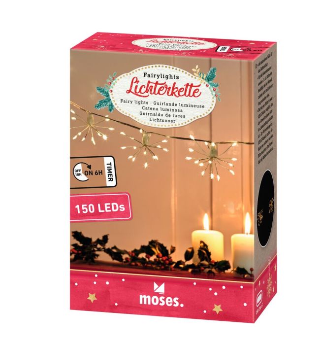 Moses | Kerst Lichtketting met Vuurwerkbollen | Speel je Wijs