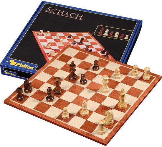 Schaken - Houten Schaakset | Bord + stukken 40x40cm