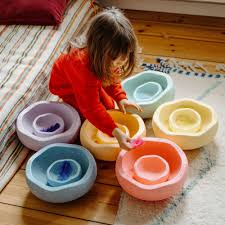Stapelstein® |  Original Mini Rainbow set 6 stuks | Speel Je Wijs