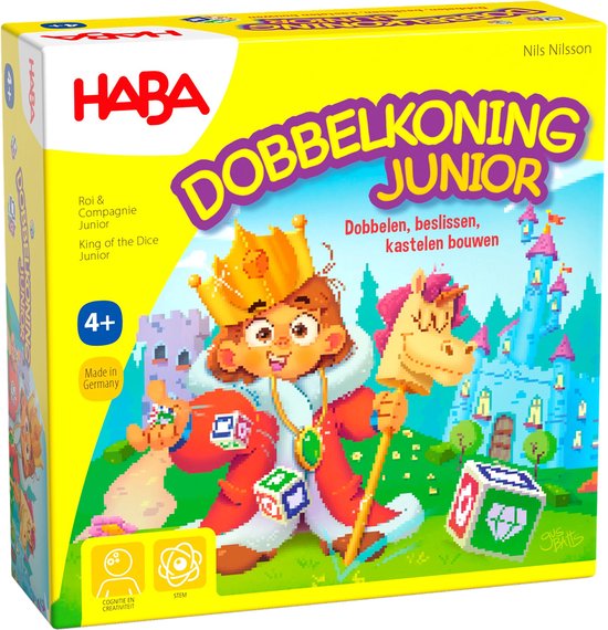 Haba Spel | Dobbelkoning Junior 4+ | Speel je wijs