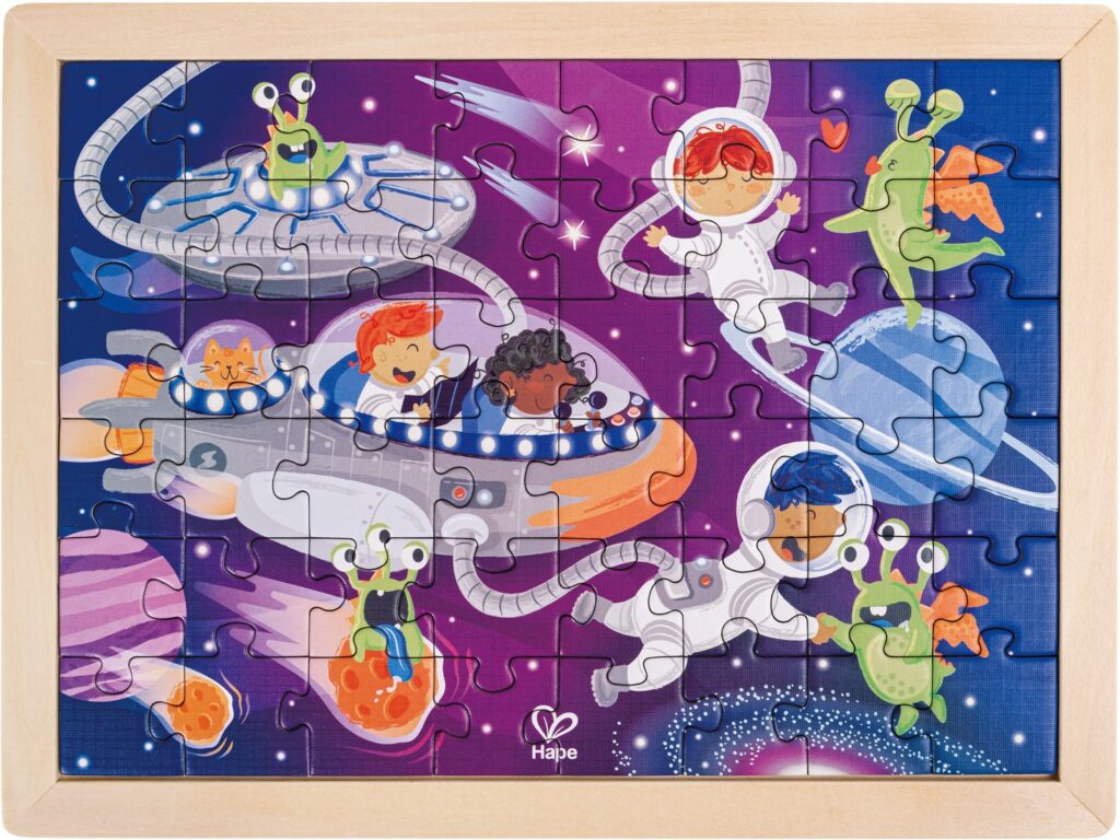 Hapé | Space Friends Puzzle 4+ | Speel je Wijs