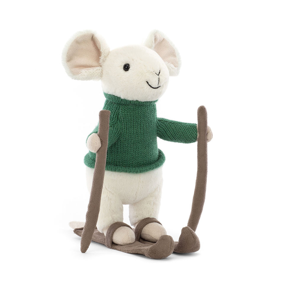 Jellycat Merry Mouse Skiing | Speel je Wijs