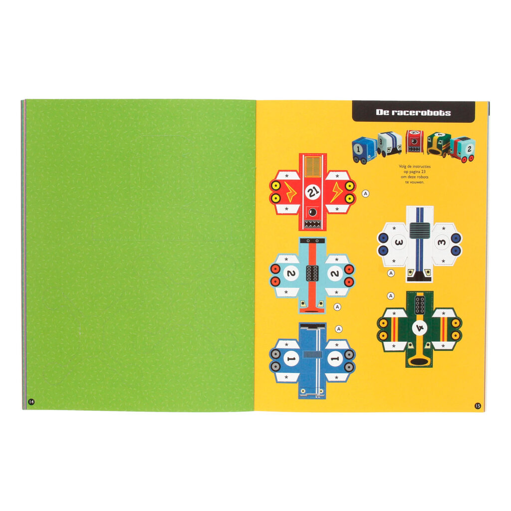 Paper Toys Knutelsboek - Coole robots | Speel je Wijs