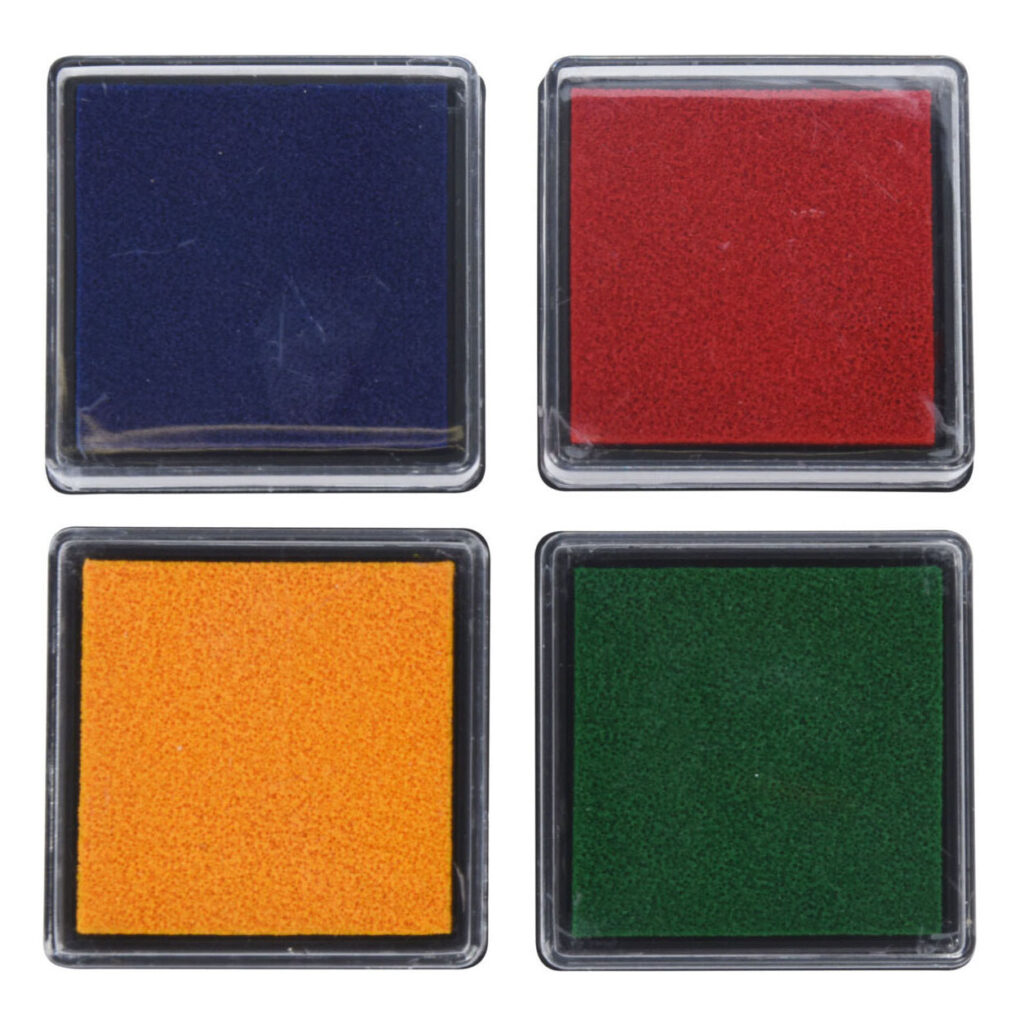 Stempelkussen - Set van 4 Kleuren | Speel je Wijs
