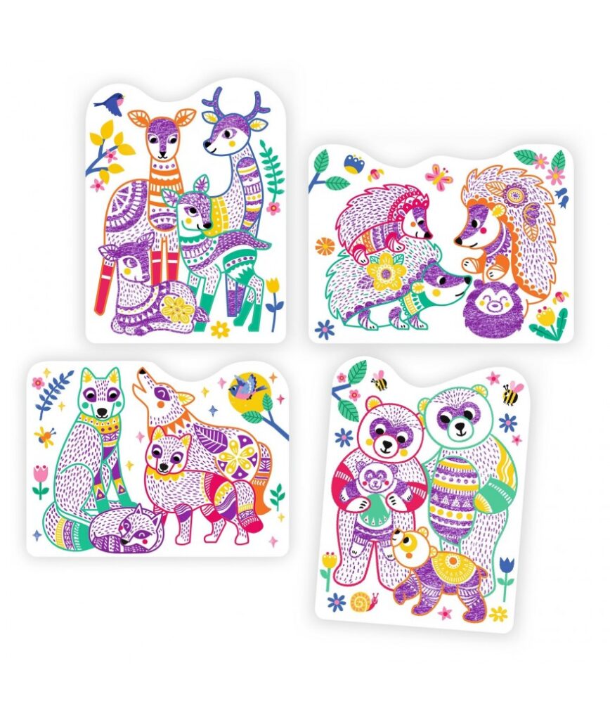 Djeco Kleuren | Dierenfamilies in het Bos 3-6jr | Speel je Wijs