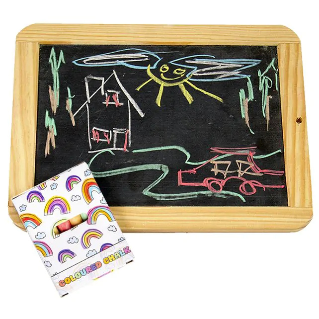 Schoolbordje met krijt | Speel je Wijs