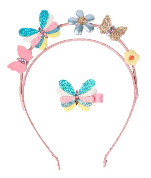 Great Pretenders Haarband en Haarknipje -  Butterflies for Days| Speel je Wijs