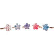 Great Pretenders Ringen - Shimmer Flower 5 stuks | Speel je Wijs