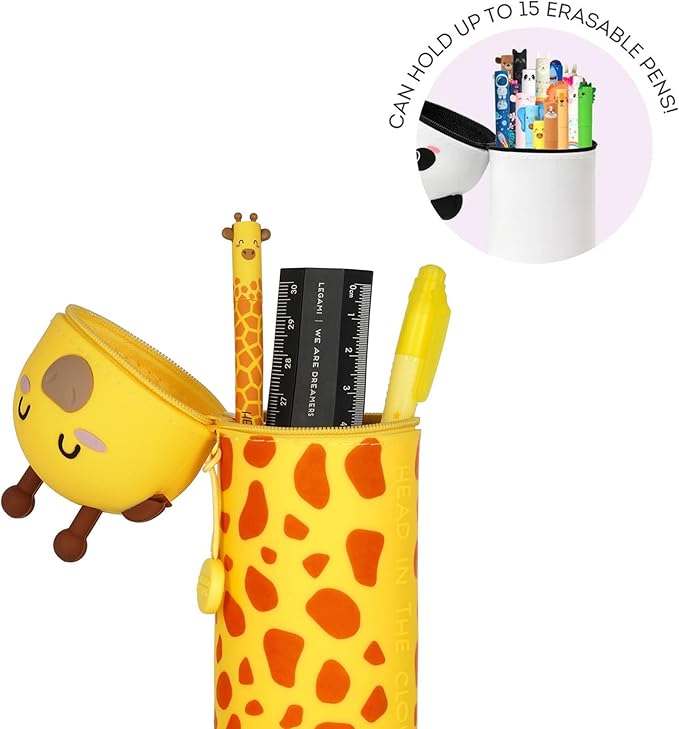 Legami Kawaii 2 in 1 zachte siliconen etui - Giraf| Speel je Wijs