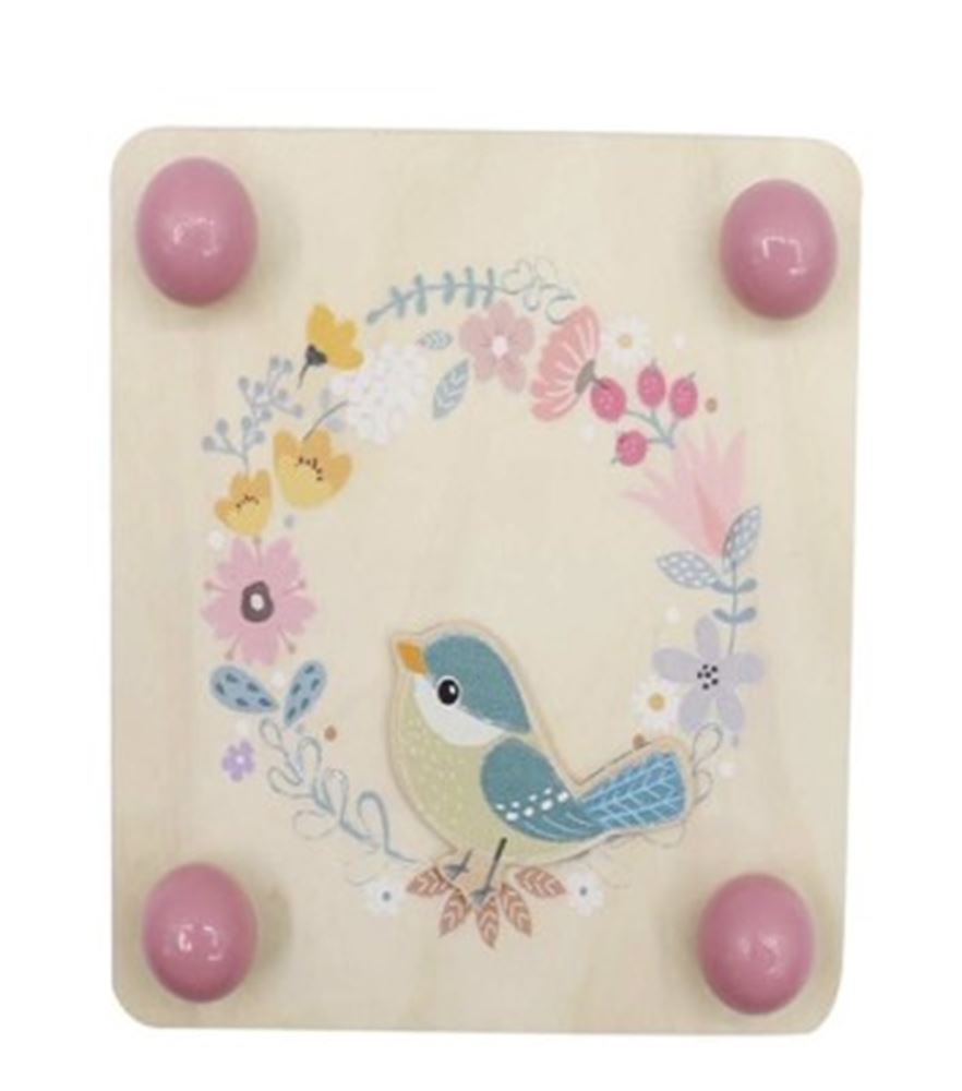 Simply Houten Bloemenpers Bird | Speel je Wijs