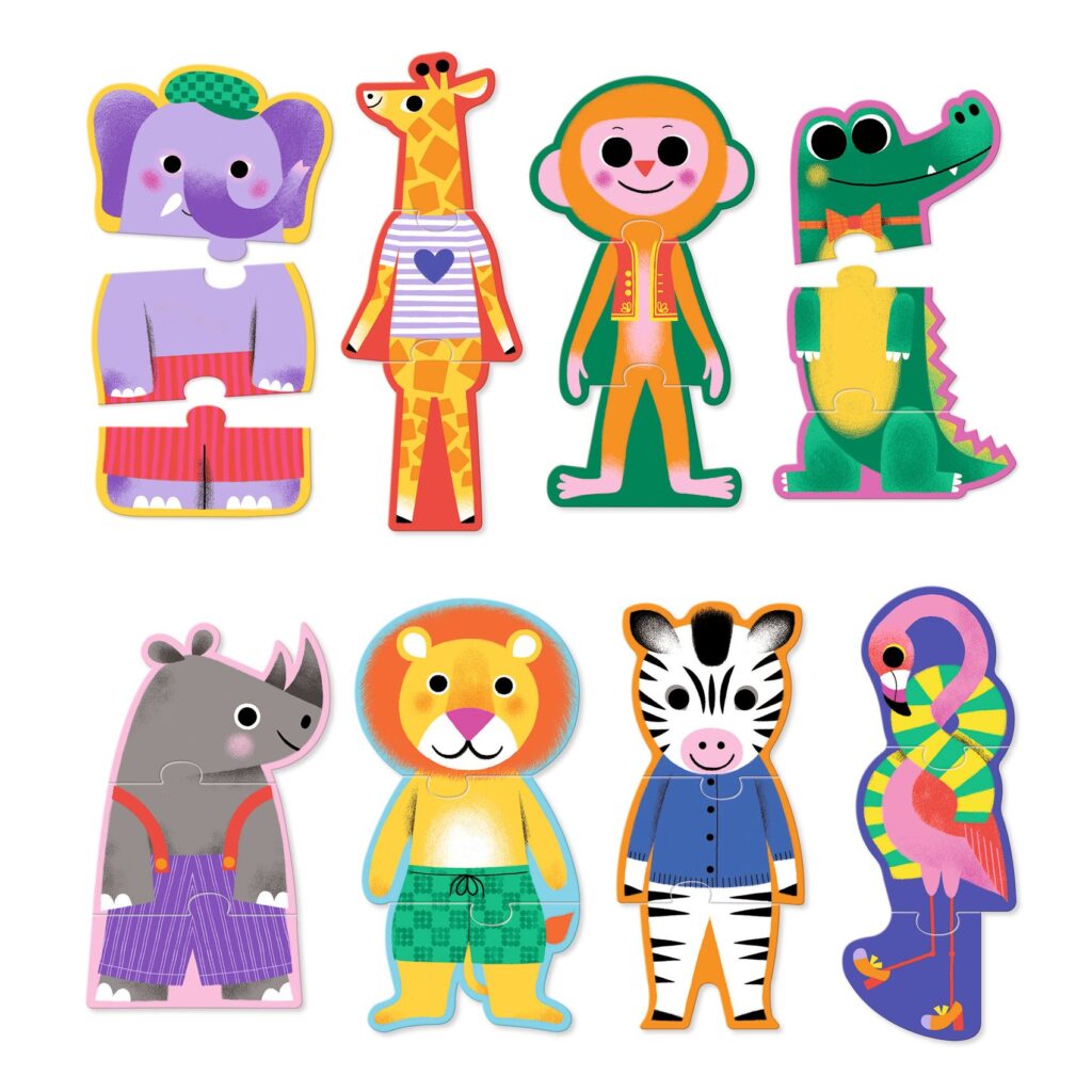 Djeco Trio Puzzel Savana  | Speel je Wijs