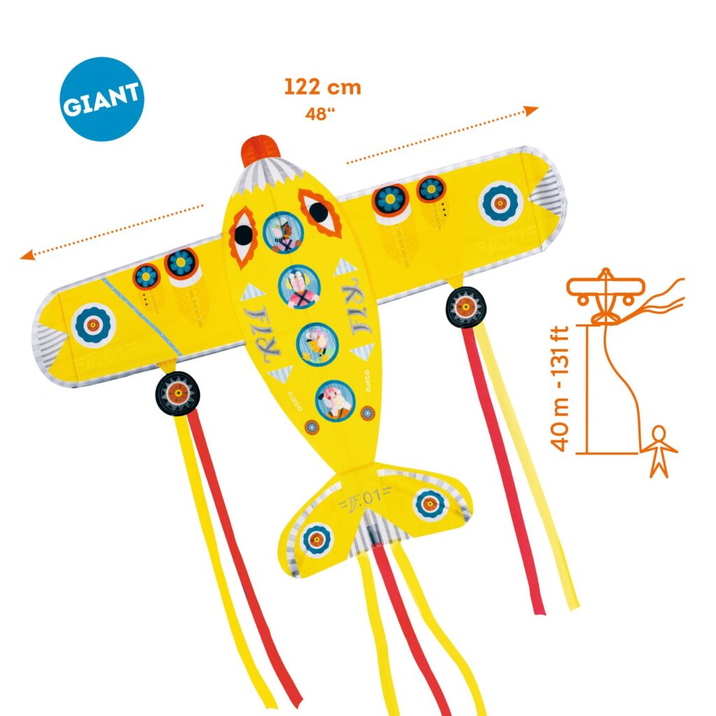 Djeco Vlieger Maxi Plane - Vliegtuig | Speel je Wijs