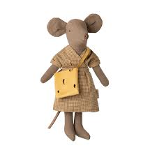 Maileg - Mama Muis - Licht Bruin  | Speel je Wijs