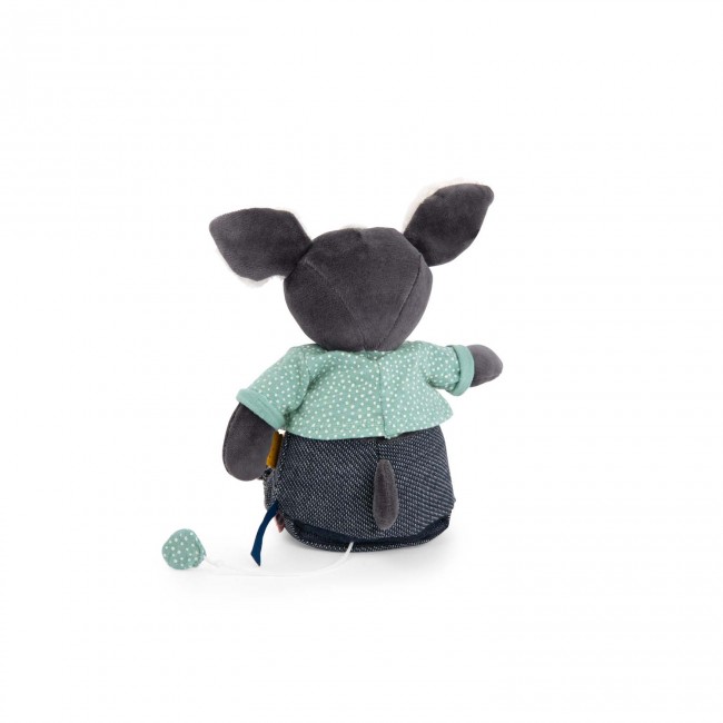 Moulin Roty Muziekknuffel Puce "Puce & Pilou"| Speel je Wijs