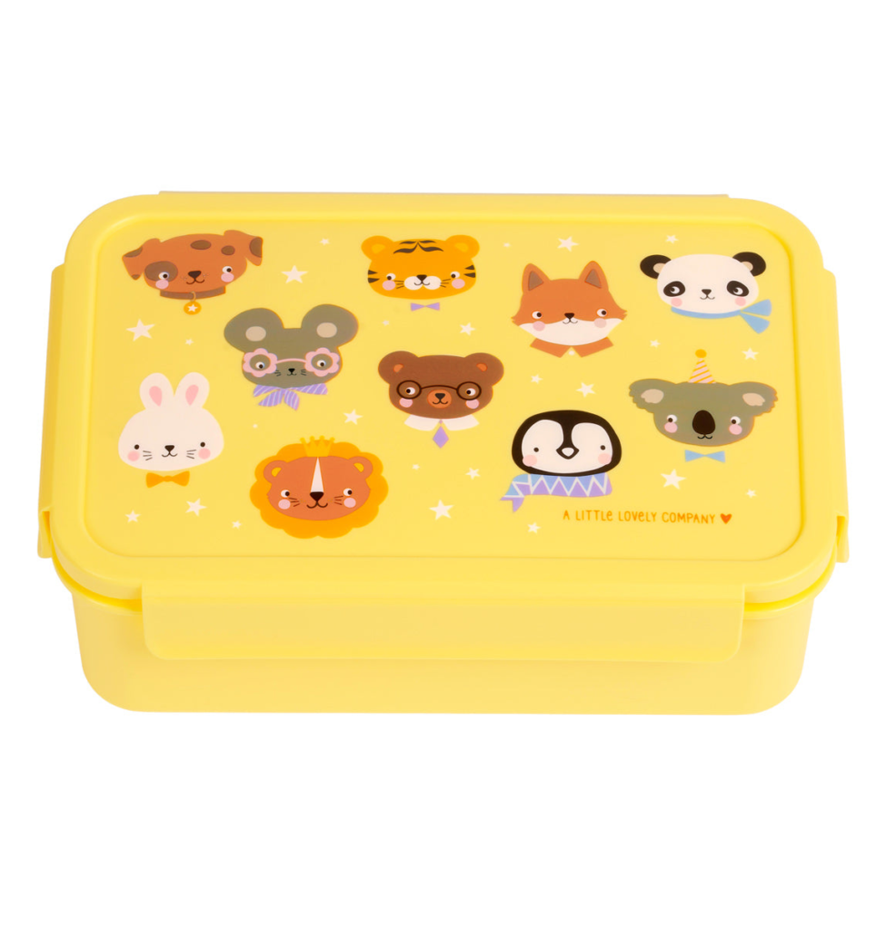 A Little Lovely  Company Bento Lunchbox  Animal Friends| Speel je Wijs