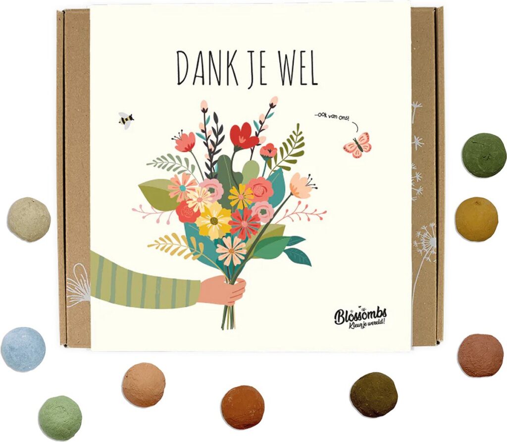 Blossombs giftbox medium - dank je wel | Speel je Wijs