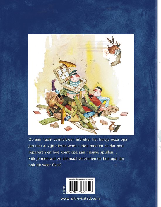 Marius van Dokkum Prentenboek - Opa Jan bouwt een pretpark 4+ | Speel je Wijs