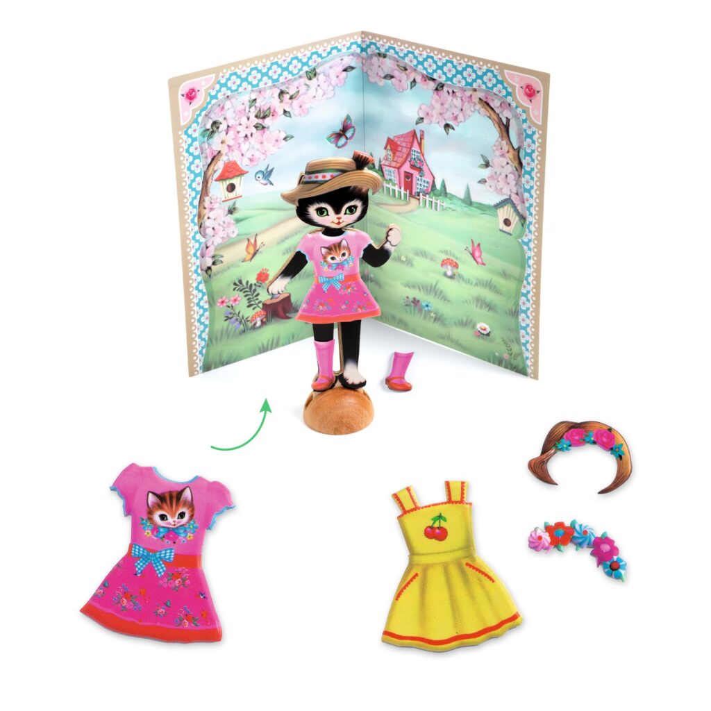 Djeco  Knutselset Aankleedpoppetjes Little Dressing