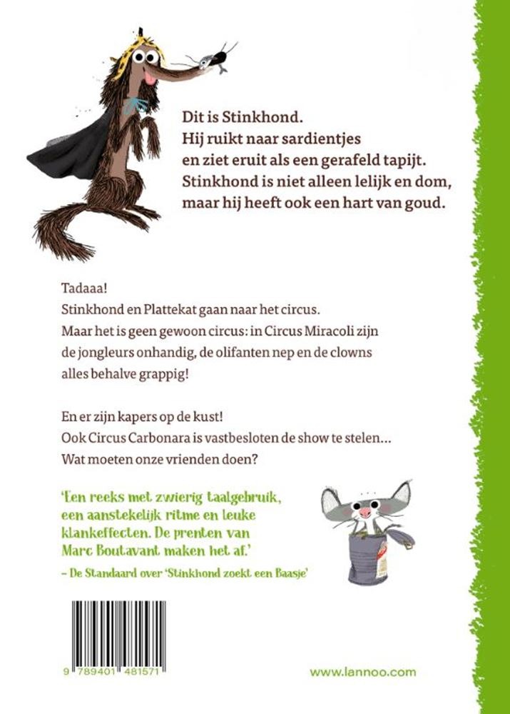 Lannoo Verhalenboek - Stinkhond naar het circus 6+ | Speel je Wijs