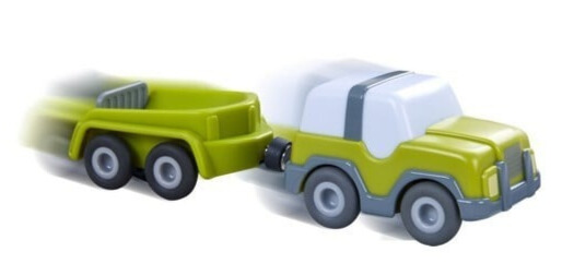 Haba Cars - Terreinwagen met aanhangwagen 2+ | Speel je Wijs
