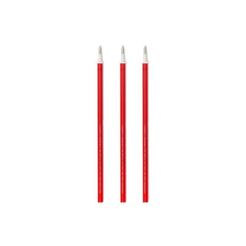 Legami Refills/ Navulling Uitwisbare/ Erasable Gelpen - Rood | Speel je Wijs