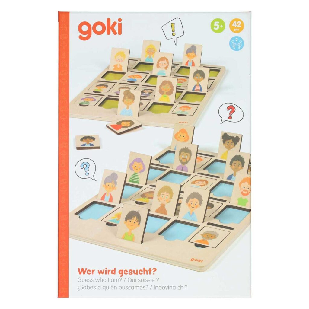 Goki Houten spel - Wie ben ik?  | Speel je Wijs