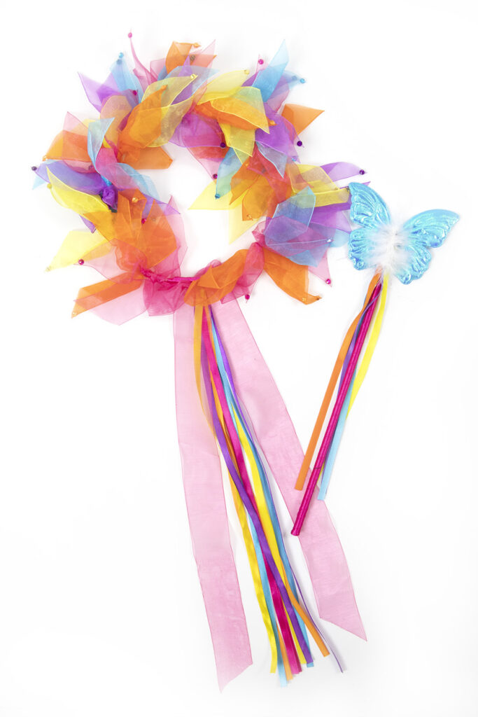 Little Advantures -  Rainbow Fairy Halo & Wand | Speel je Wijs