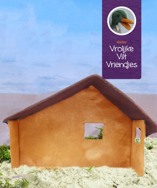 Atelier Vrolijke Viltvriendjes - De Kerststal  | Speel je Wijs