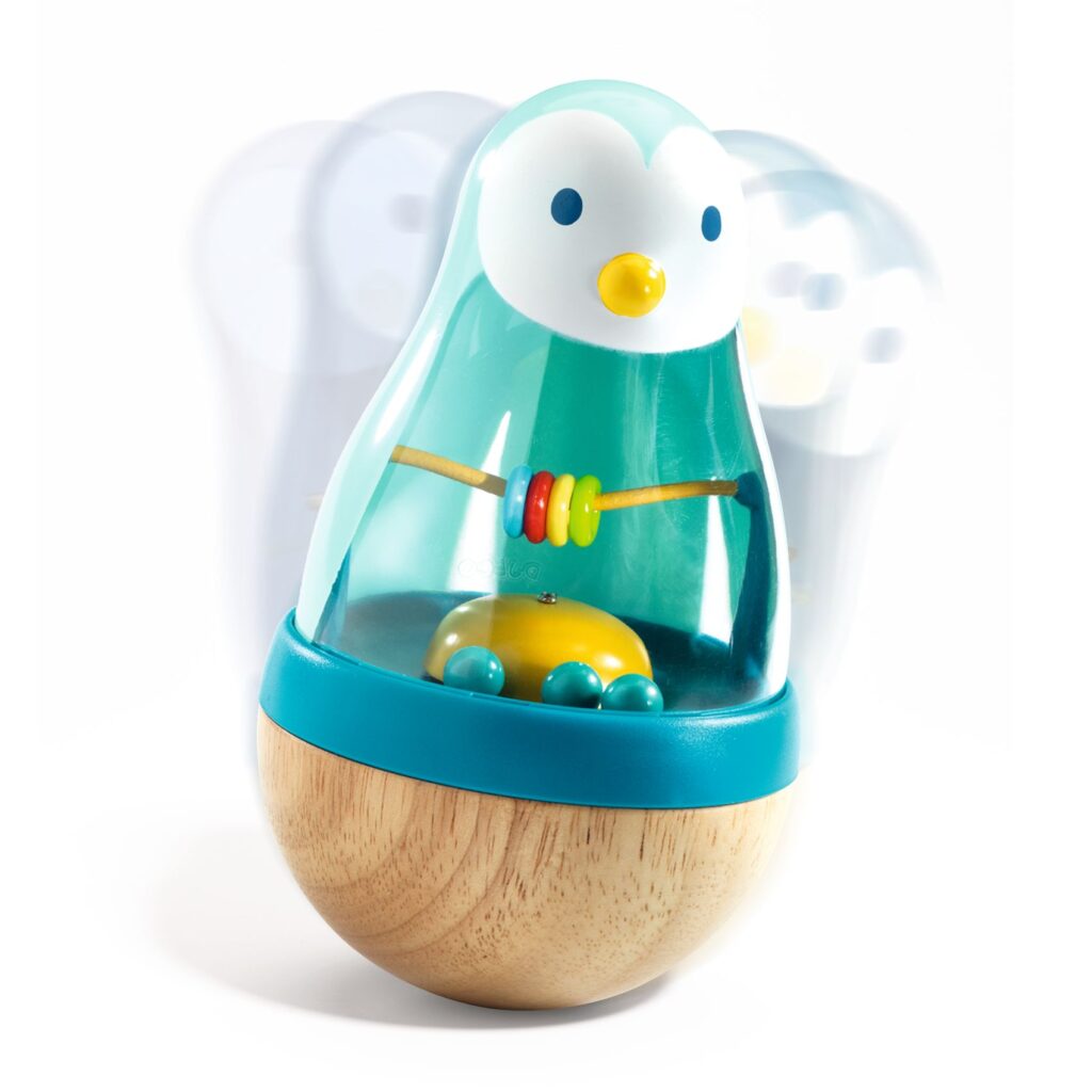 Djeco Rammelaar - Roly Poly - Pingui  3mnd+ | Speel je Wijs