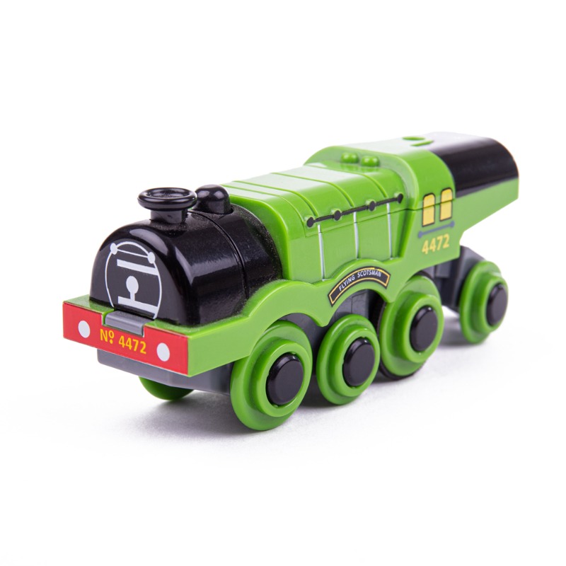 Bigjigs Flying Scotsman - locomotief op batterijen | Speel je Wijs