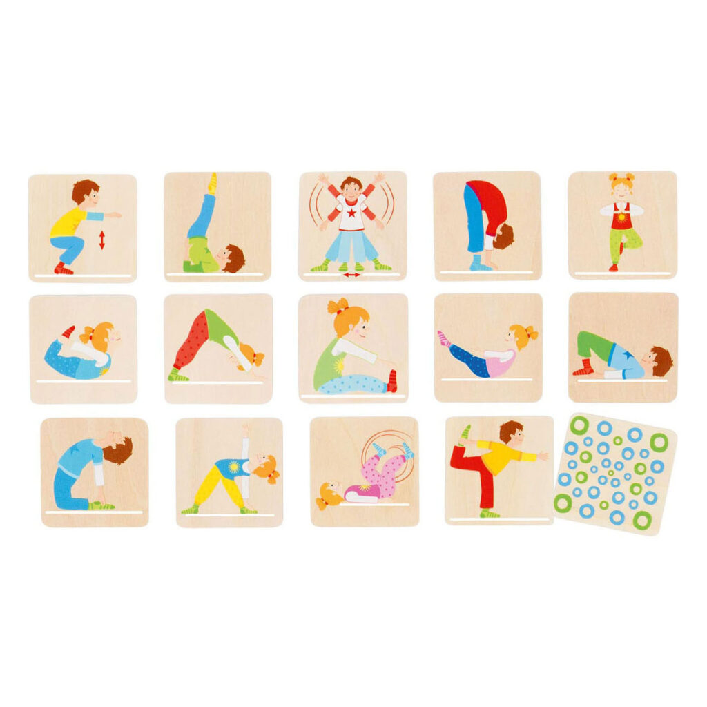 Goki Houten Memory Spel - Turnen | Speel je Wijs