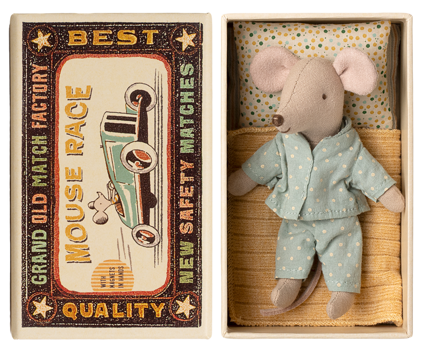 Maileg Muis Kleine Broer in Luciferdoos - Little Brother in Matchbox | Speel je Wijs
