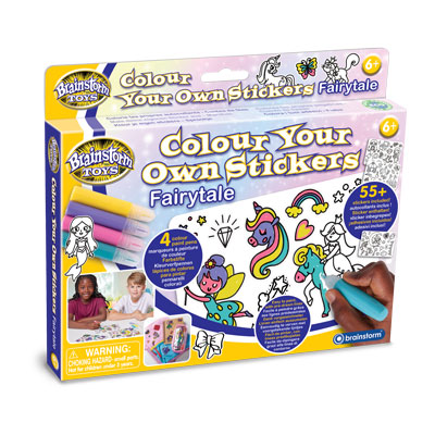 Brainstorm - Kleur je eigen stickers | Speel je Wijs