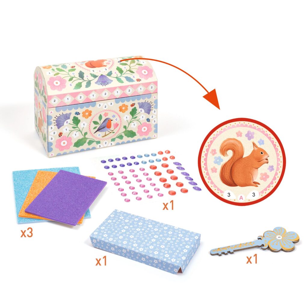 Djeco Knutselset precious treasure - Schatkist maken | Speel je Wijs