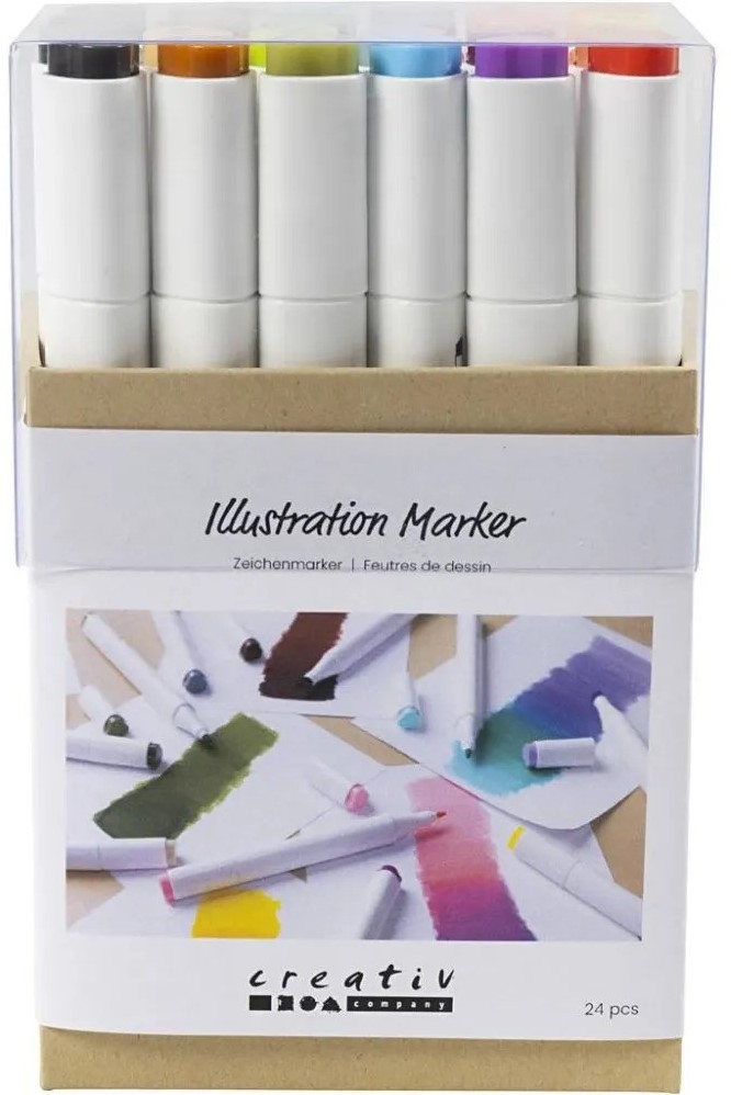 Creative Company Alcohol Markers - 24 Pastel Kleuren | Speel je Wijs