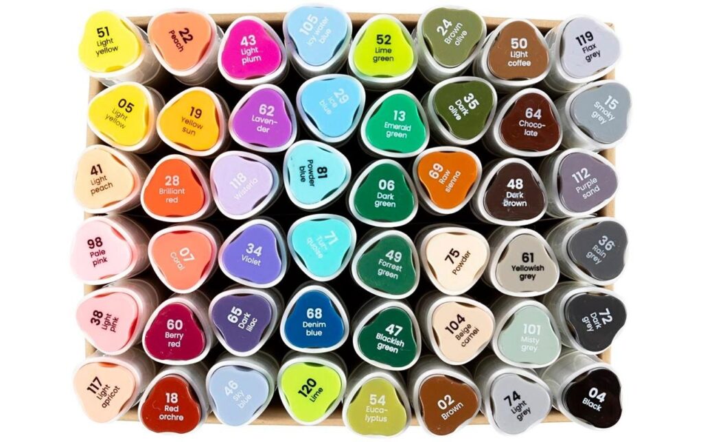 Creative Company Alcohol Markers - 48 Standaard Kleuren | Speel je Wijs