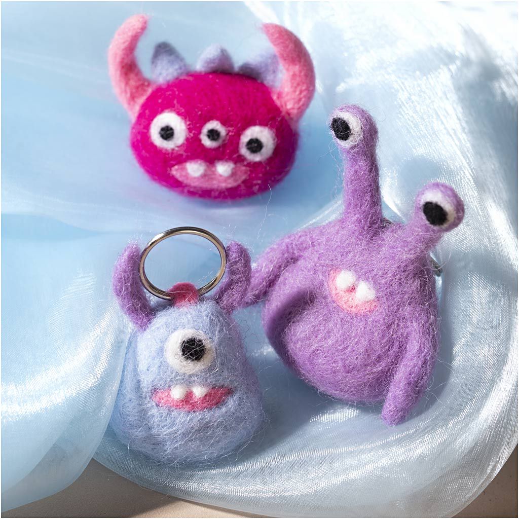 Creative Company Naaldviltpakket - Monster | Speel je Wijs