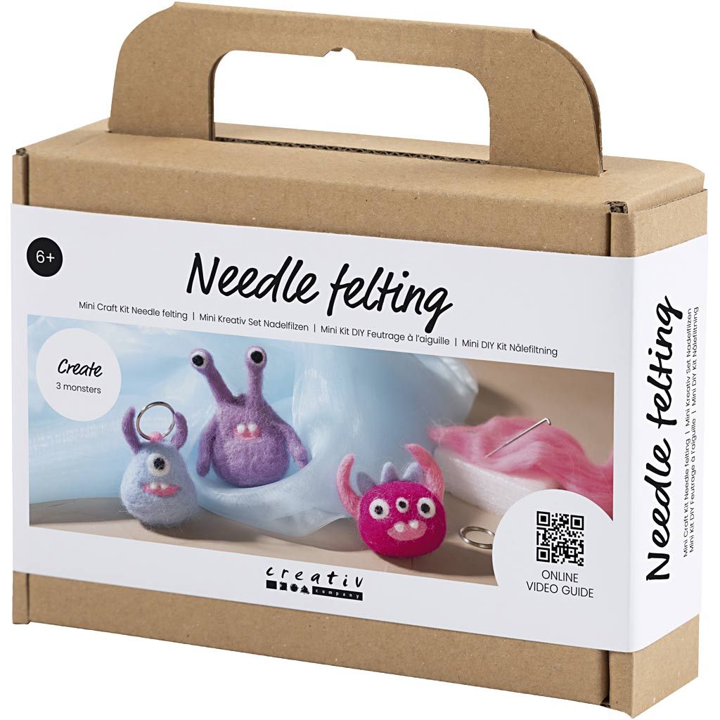 Creative Company Naaldviltpakket - Monster | Speel je Wijs