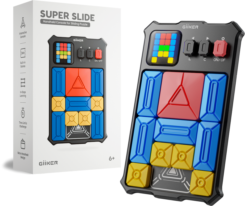 GiiKER Super Slide Classic Black 6+ | Speel je Wijs
