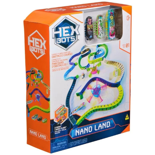 Hex Bots™ NanoLand Set - 3 Nano Bots - LED-verlichting | Speel je Wijs