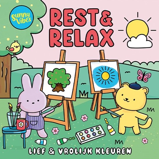 Lantaarn Kleurboek Sunny Vibes - Rest & Relax | Speel je Wijs