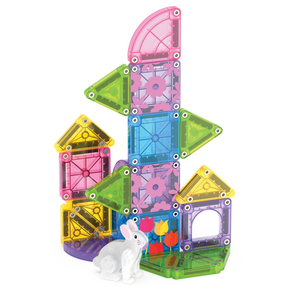 MAGNA-TILES® Micro Mags Travel Set 26 Piece - Spring Garden | Speel je Wijs