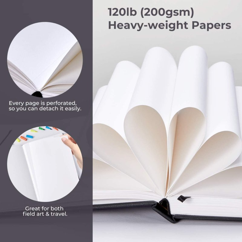 Ohuhu Alcohol marker Schetsboek 17,5 x 16,5 cm – 200 grams – 30 vellen | Speel je Wijs