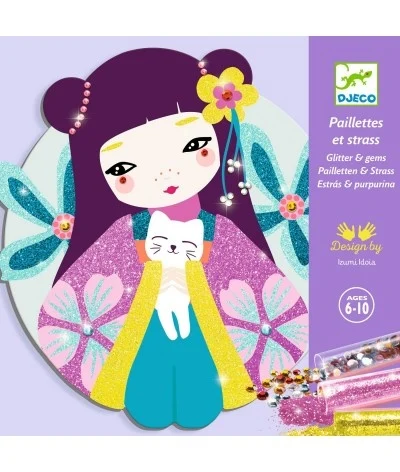 Djeco djeco glitterschilderijen onnanoko dj09523