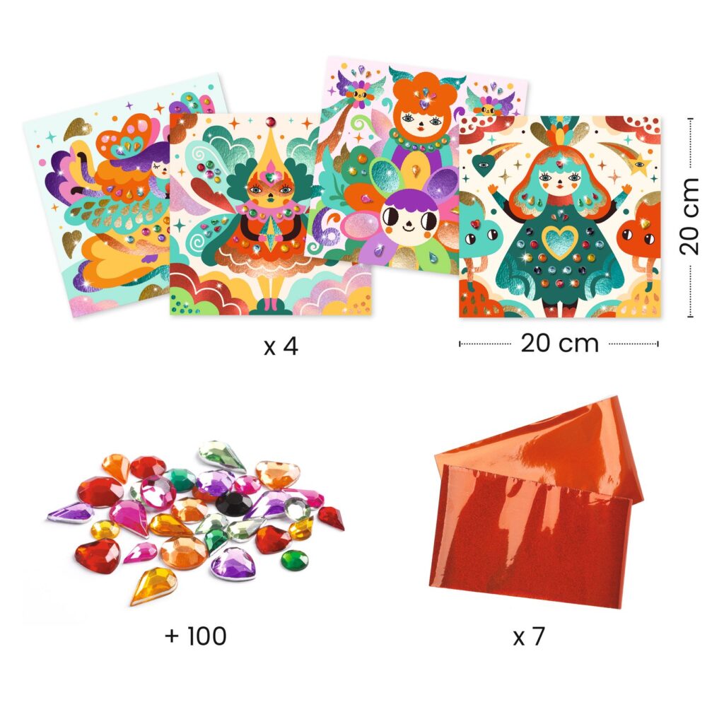 Djeco Glitterschilderijen - Harmonie 5-8 jaar | Speel je Wijs