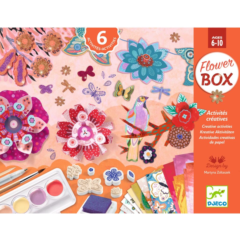 Djeco Multi Knutselset - Flower Box 6-10 jaar | Speel je Wijs
