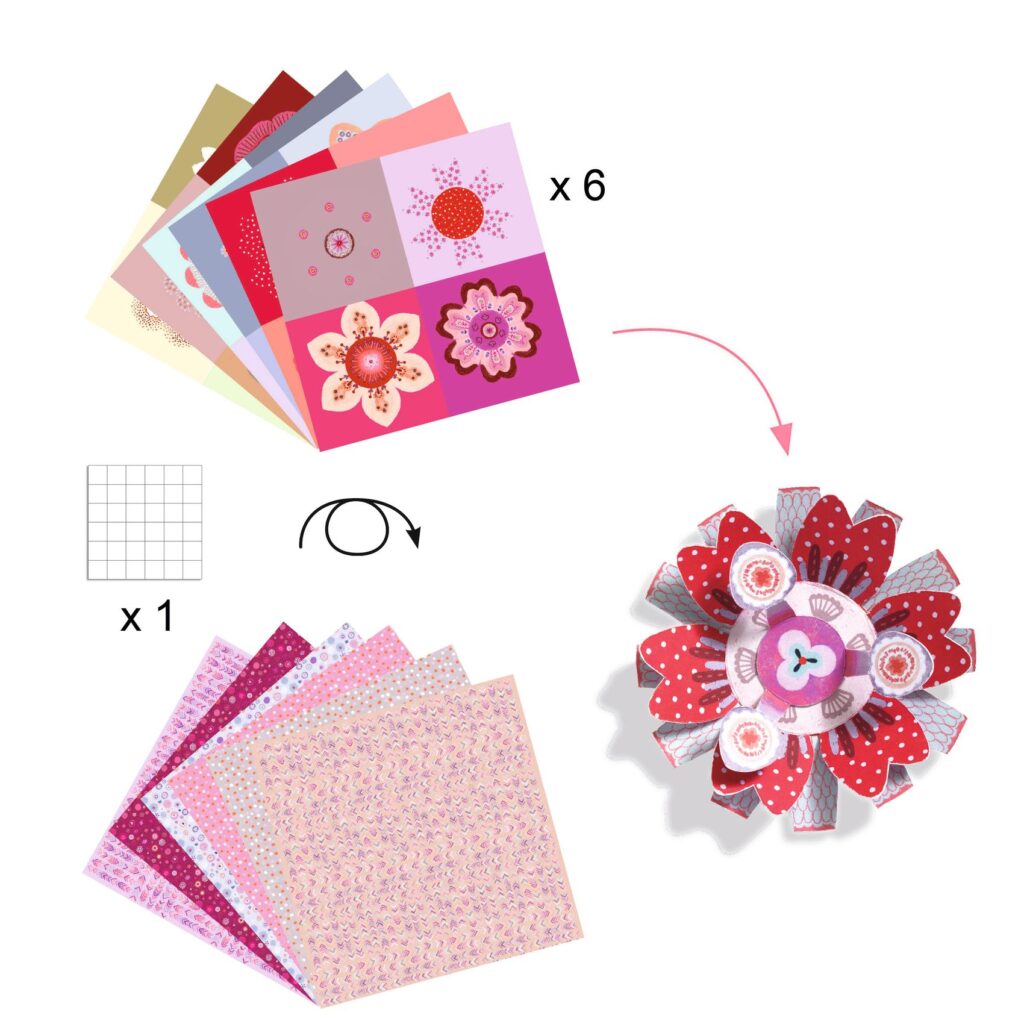 Djeco Multi Knutselset - Flower Box 6-10 jaar | Speel je Wijs